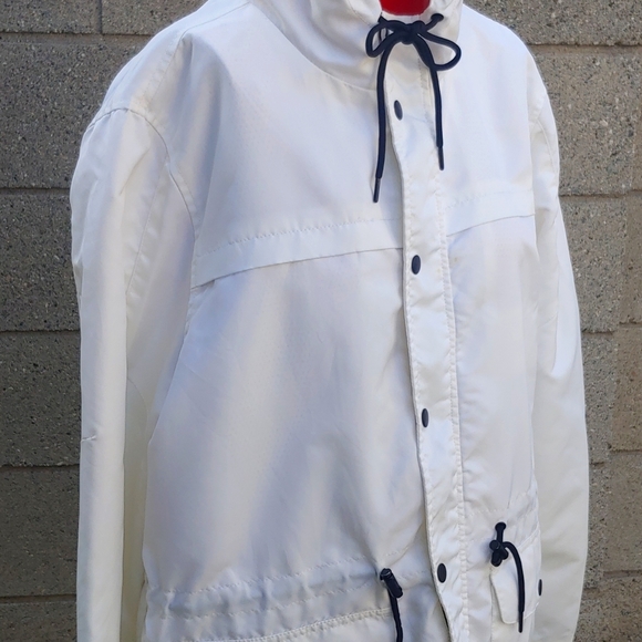 Men's Hooded Windbreaker, Forever21, White in Large - Picture 1 of 15